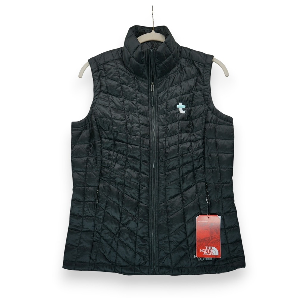 NWT The North Face Womens Thermoball Trekker Trek Puffer Vest Size S Black